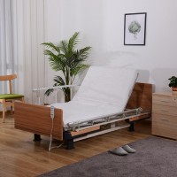 Foldable side rail Electric Bed with Three Functions Hospital Bed