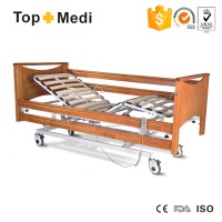 Hospital Beds Pedal locking castors Electric Wooden hospital bed furniture