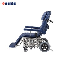 folding automatic electric high back merits wheelchair